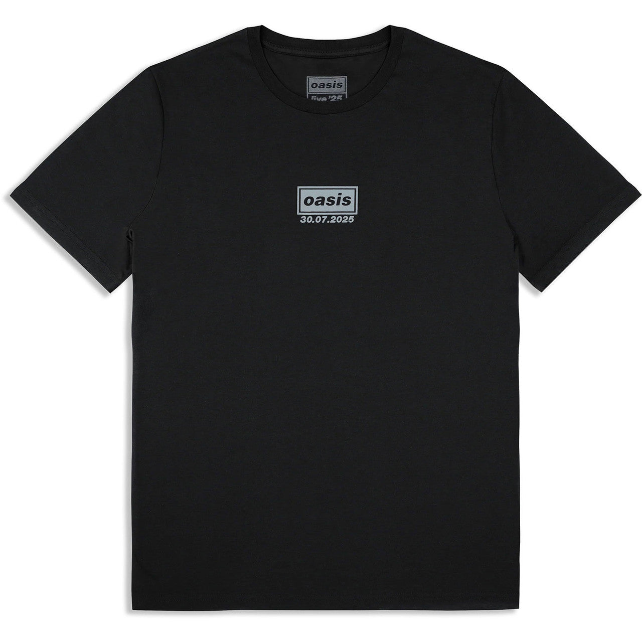 Oasis: London 30 July Event Unisex T-Shirt (Black) (Back Print & Ex-Tour)