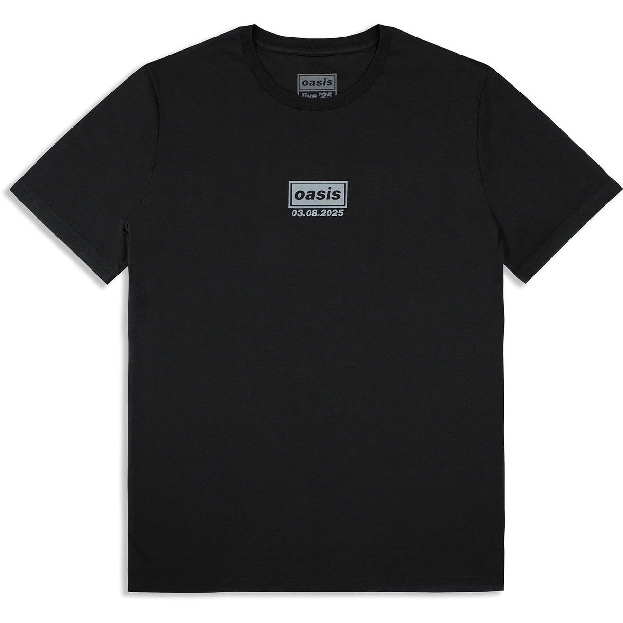 Oasis: London 3 Aug Event Unisex T-Shirt (Black) (Back Print & Ex-Tour)