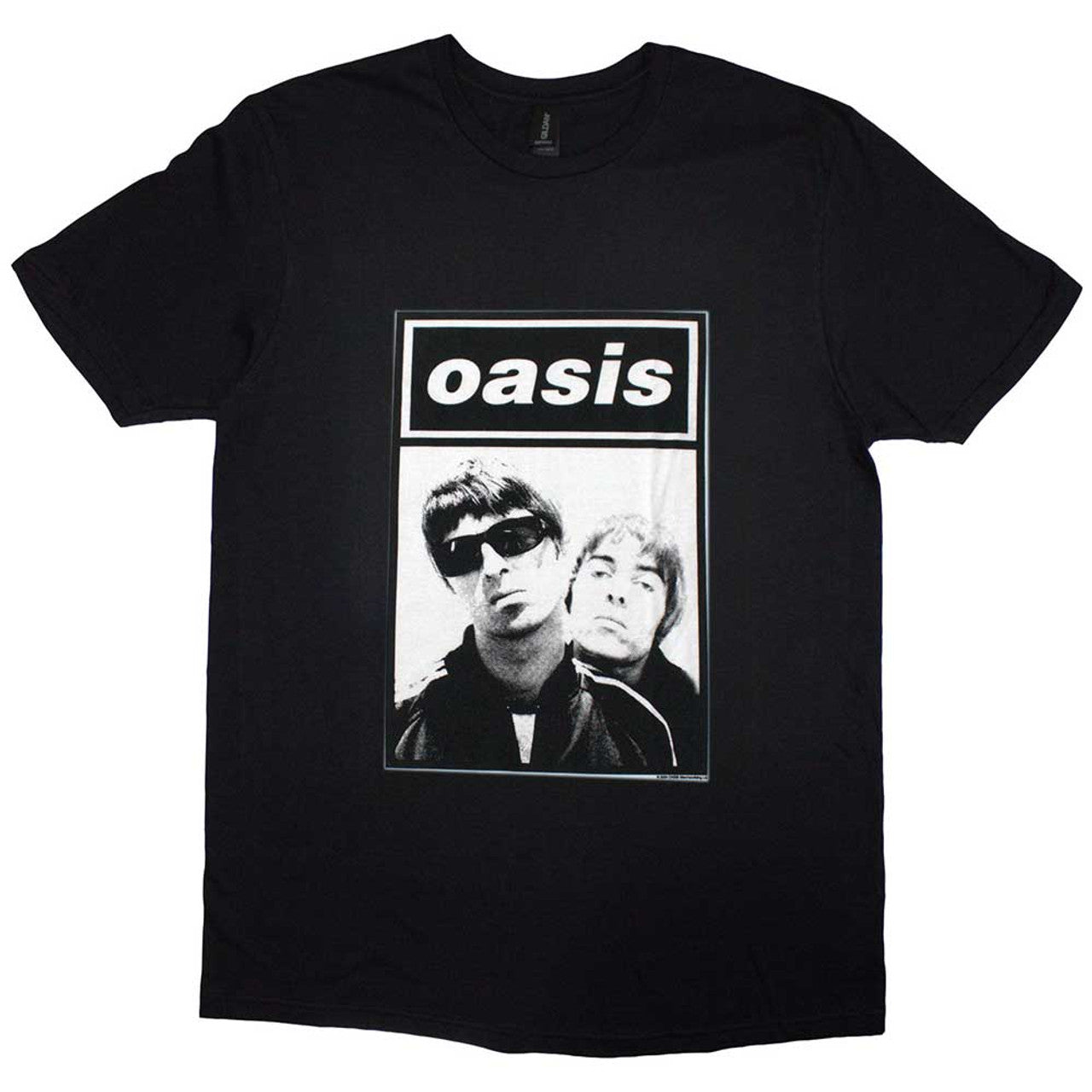 Oasis: Noel & Liam Boxed Photo Unisex T-Shirt (Black)