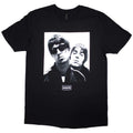 Oasis: Noel & Liam Square Photo Unisex T-Shirt (Black)