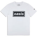 Oasis: Stencil Logo Unisex T-Shirt (White) (Ex-Tour)