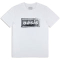 Oasis: Thread Logo Unisex T-Shirt (White) (Ex-Tour)