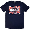 Oasis: Union Jack Unisex T-Shirt (Navy Blue)