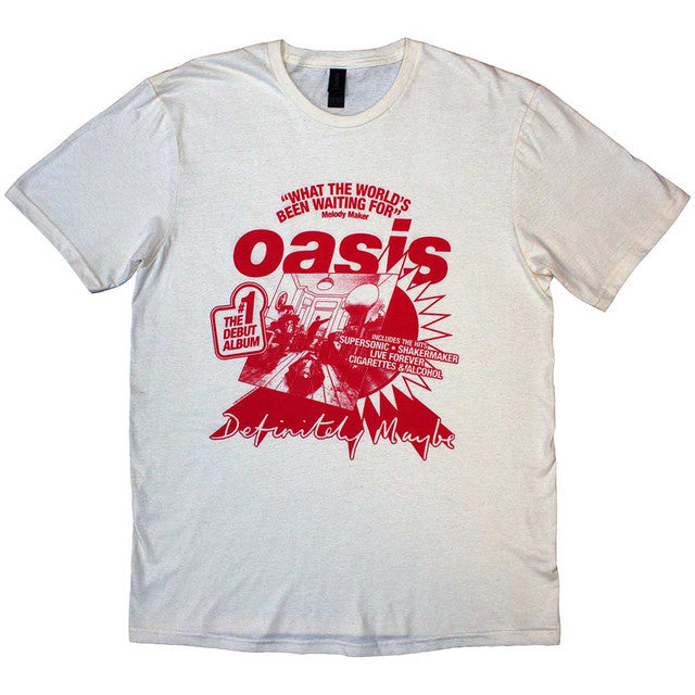 Oasis: What The World's Been Waiting For Unisex T-Shirt (Natural)