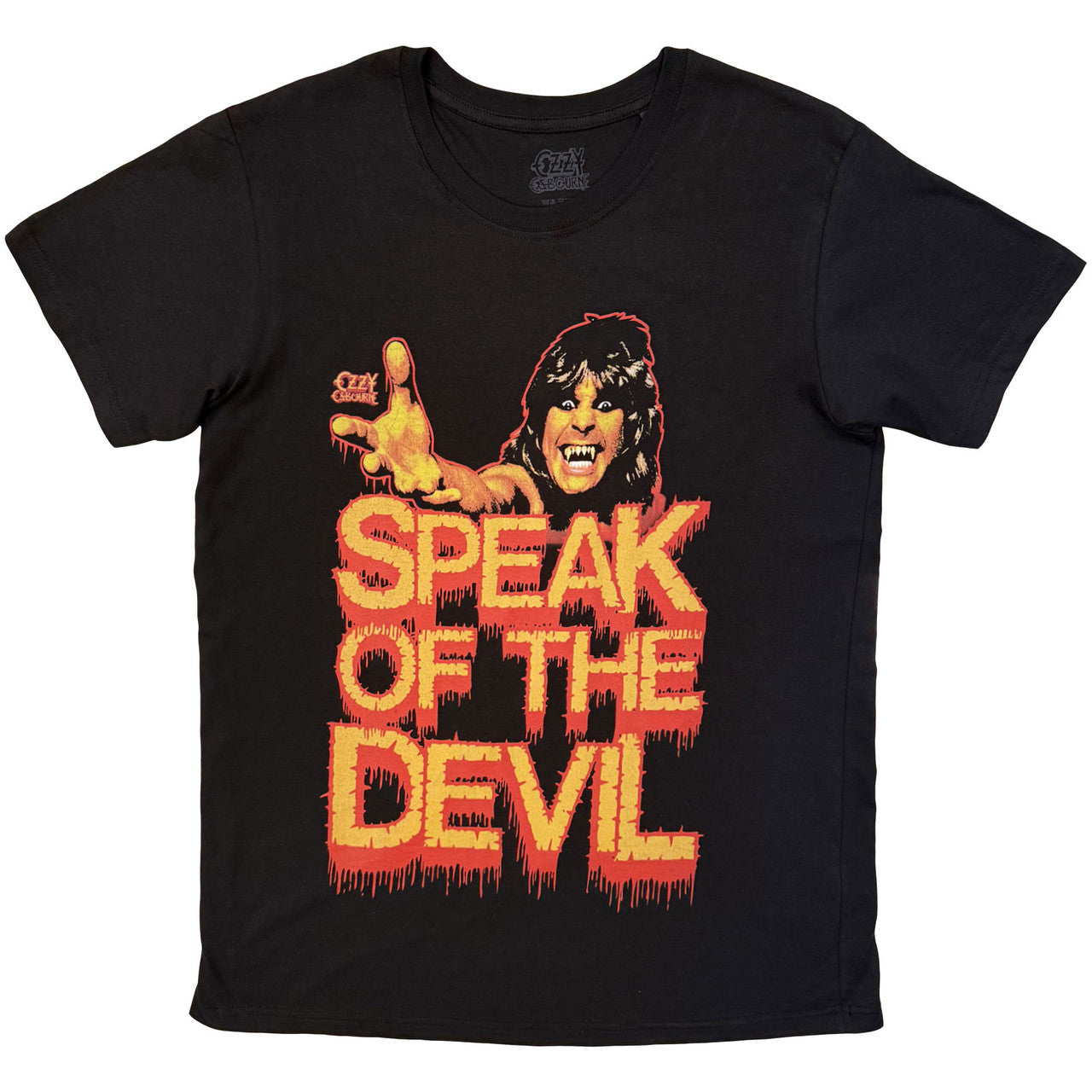 Ozzy Osbourne: Speak Of The Devil Dripping Unisex T-Shirt (Black)