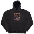 Pink Floyd Unisex Stone Wash Pullover Hoodie: Japan Poster (Charcoal Grey) (Wash Collection)