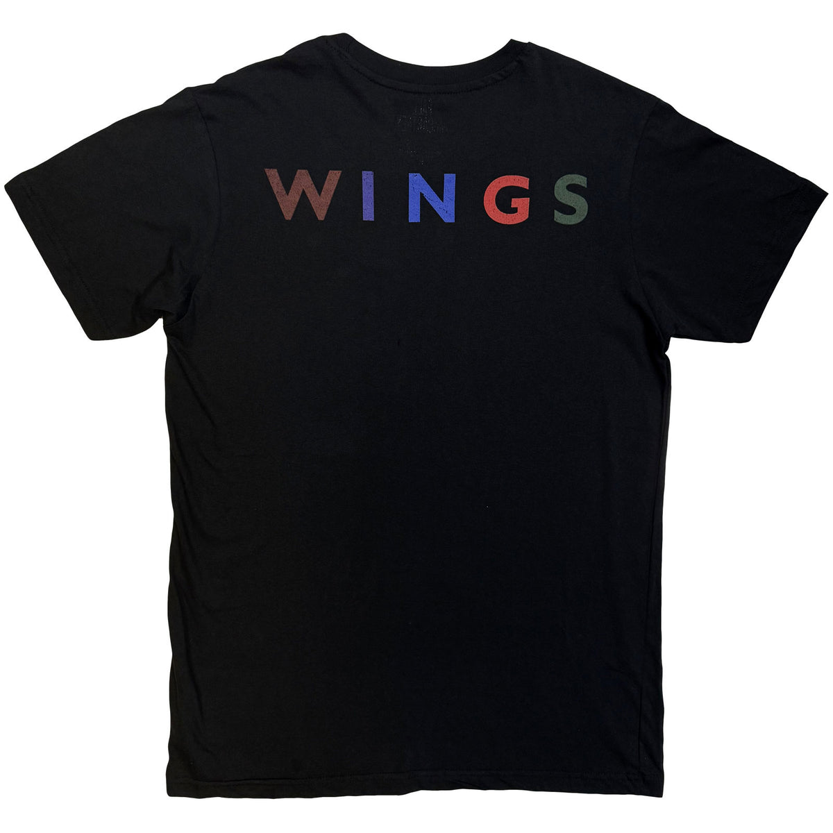 Paul McCartney Unisex T-Shirt : London Town (Black) (Back Print)