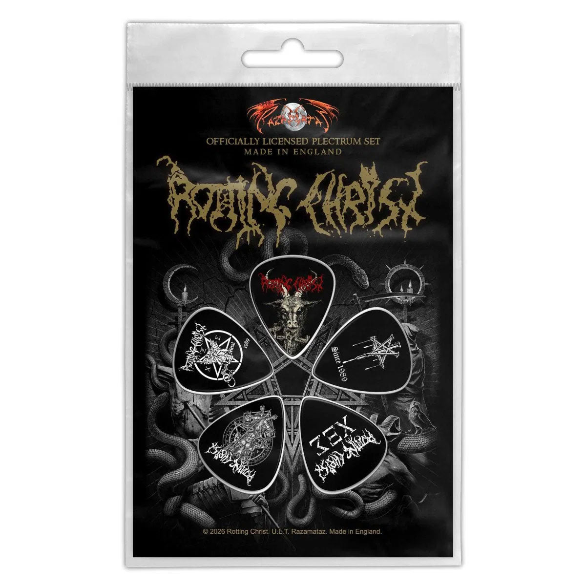 Rotting Christ  Plectrum Pack: 666
