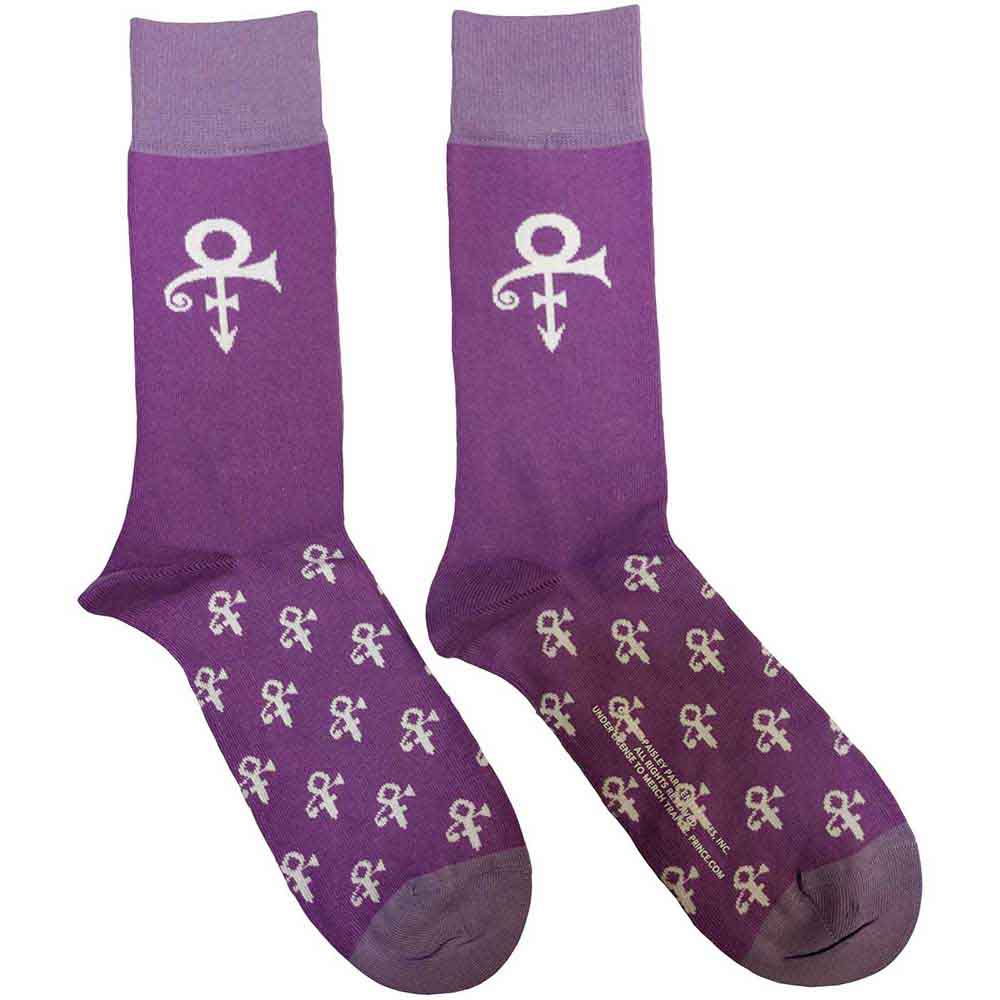Prince Unisex Ankle Socks: Symbol (Purple) (UK Size 7 - 11)