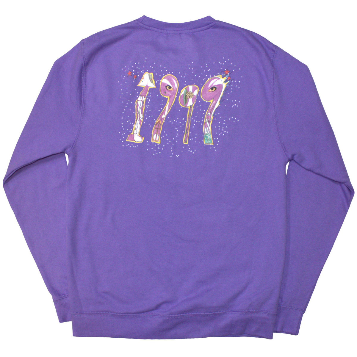 Prince Unisex Sweatshirt: 1999 (Purple) (Back Print)