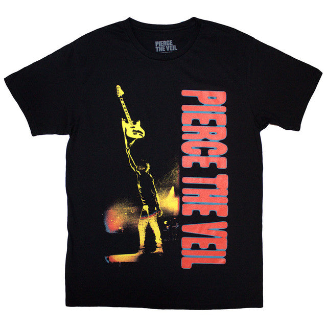 Pierce The Veil: Guitar Swing Unisex T-Shirt (Black)
