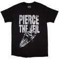 Pierce The Veil: Large Text Unisex T-Shirt (Black)