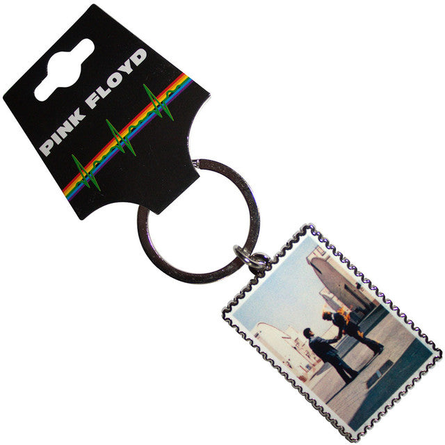 Pink Floyd: Wish You Were Here Stamp Keychain