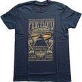 Pink Floyd: Carnegie Hall Poster Ladies T-Shirt (Navy Blue)