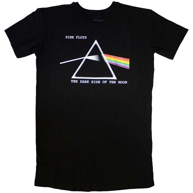 Pink Floyd: Dark Side Of The Moon Courier Ladies T-Shirt Dress (Black)