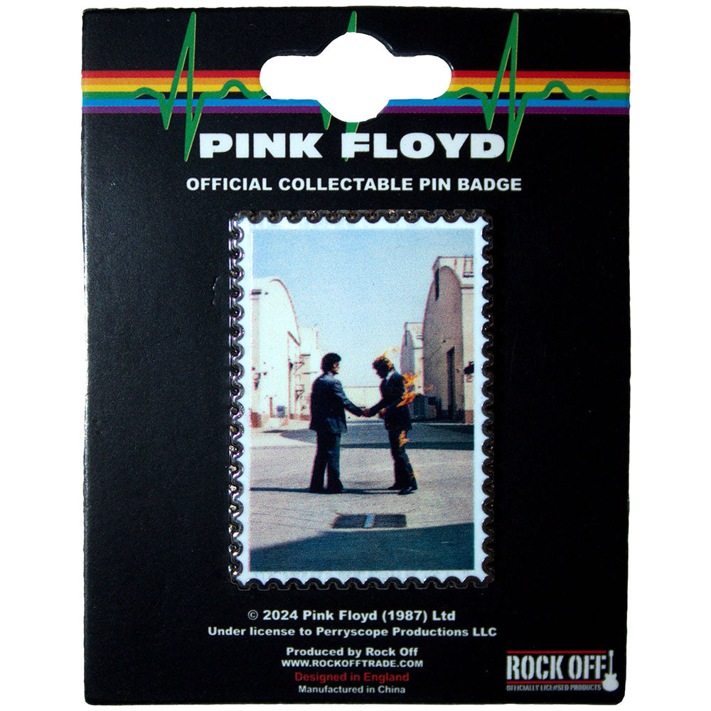 Pink Floyd: Wish You Were Here Stamp Pin Badge