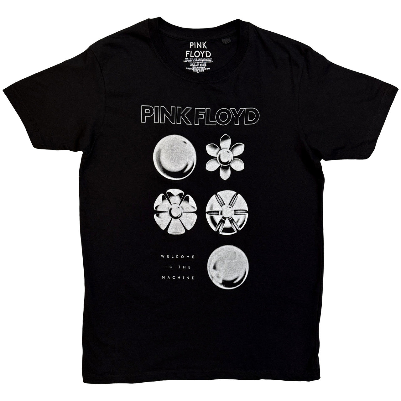 Pink Floyd: Flowers Unisex T-Shirt (Black)