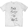 Pink Floyd: The Wall & Logo Unisex T-Shirt (White)