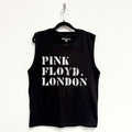 Pink Floyd: Stencil Logo Unisex Tank T-Shirt (Black)