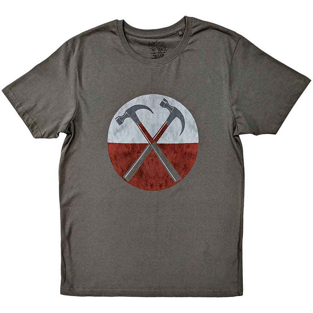 Pink Floyd: The Wall Hammers Unisex Vintage T-Shirt (Charcoal Grey)
