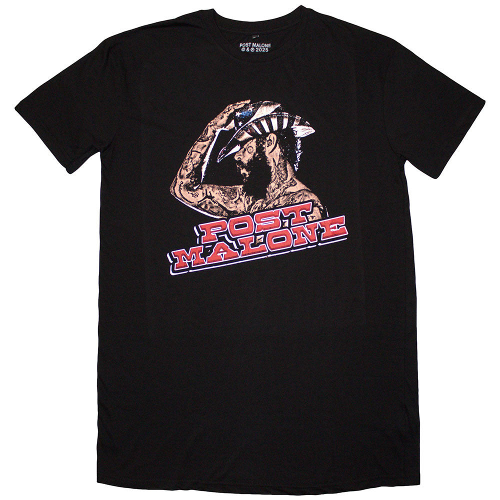 Post Malone: Cowboy Hat Ladies T-Shirt Dress (Black)