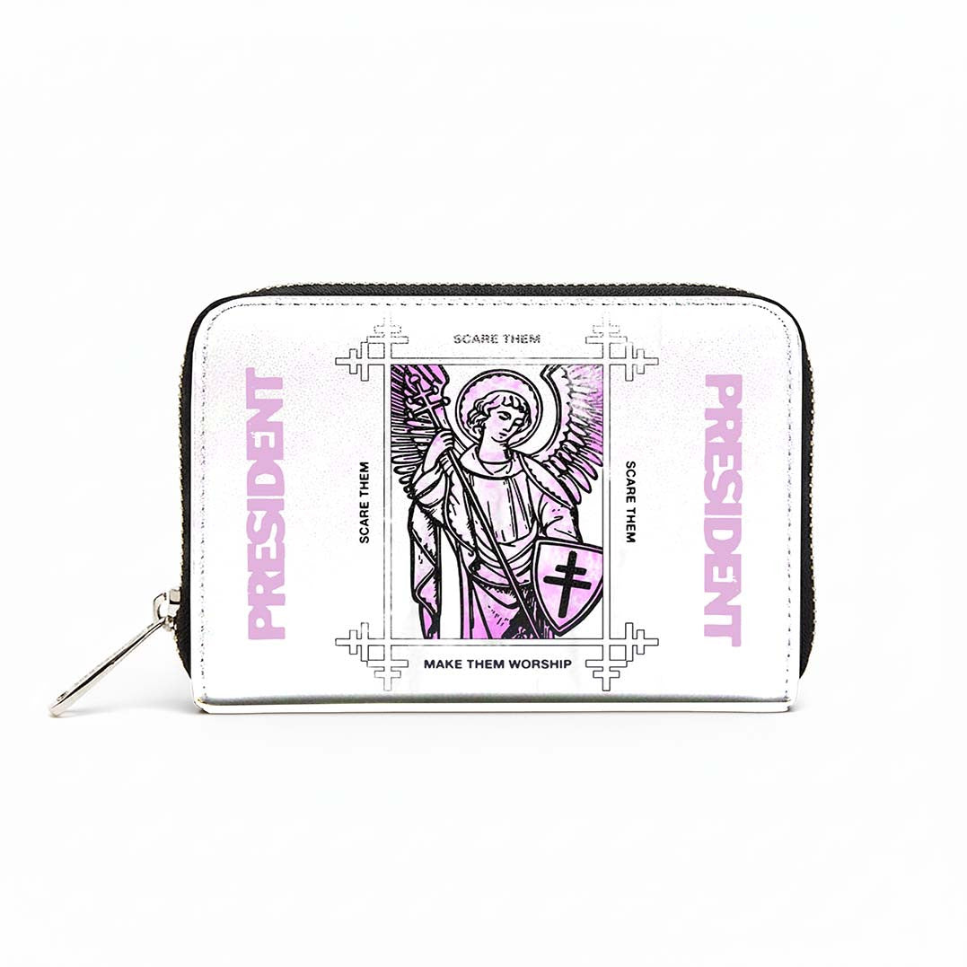 President: Angel Zip Top Purse (Black)
