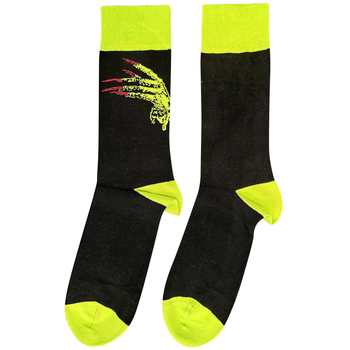 Queens Of The Stone Age Unisex Ankle Socks: Green Hands (Black)