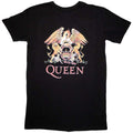 Queen: Classic Crest Ladies T-Shirt Dress (Black)