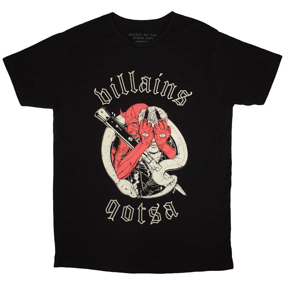Queens Of The Stone Age: Villains Unisex T-Shirt (Black)