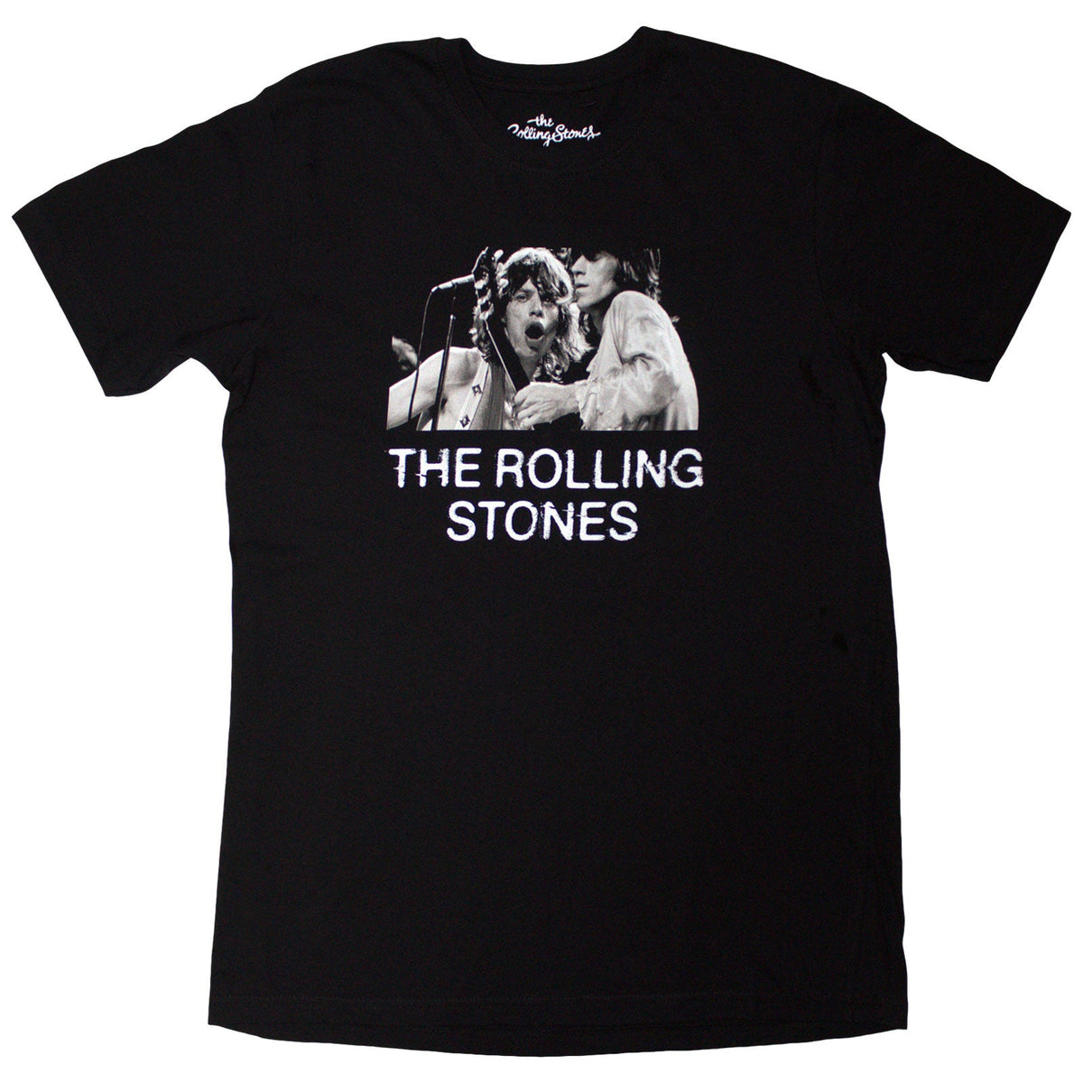 The Rolling Stones: Tour '72 Unisex T-Shirt (Black) (Back Print)