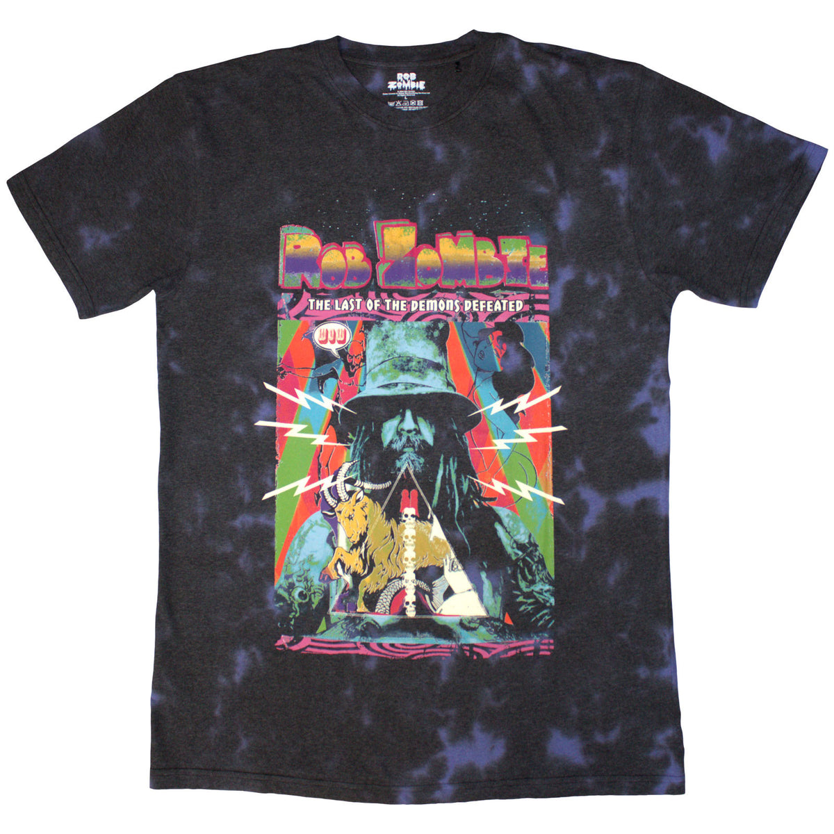 Rob Zombie Unisex T-Shirt: Last Of The Demons (Black) (Wash Collection)