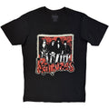 Ramones: Graffiti Unisex Premium Carbon T-Shirt (Black)