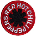 Red Hot Chili Peppers Standard Patch: Asterisk Red (Red)