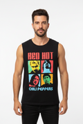 Red Hot Chili Peppers: Portrait Photos Unisex Tank T-Shirt (Black)