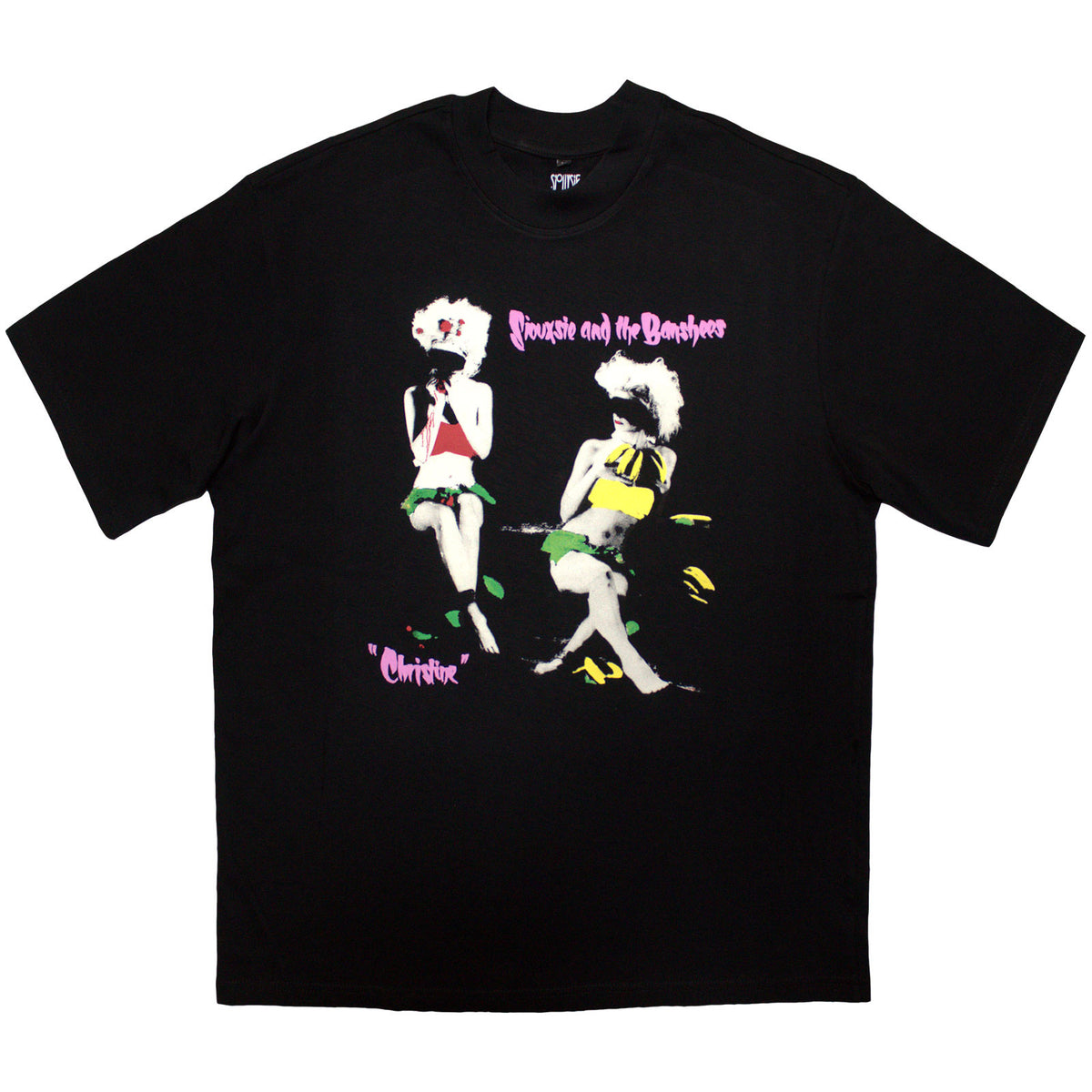 Siouxsie & The Banshees Unisex Oversized Boxy T-Shirt: Christine (Black)