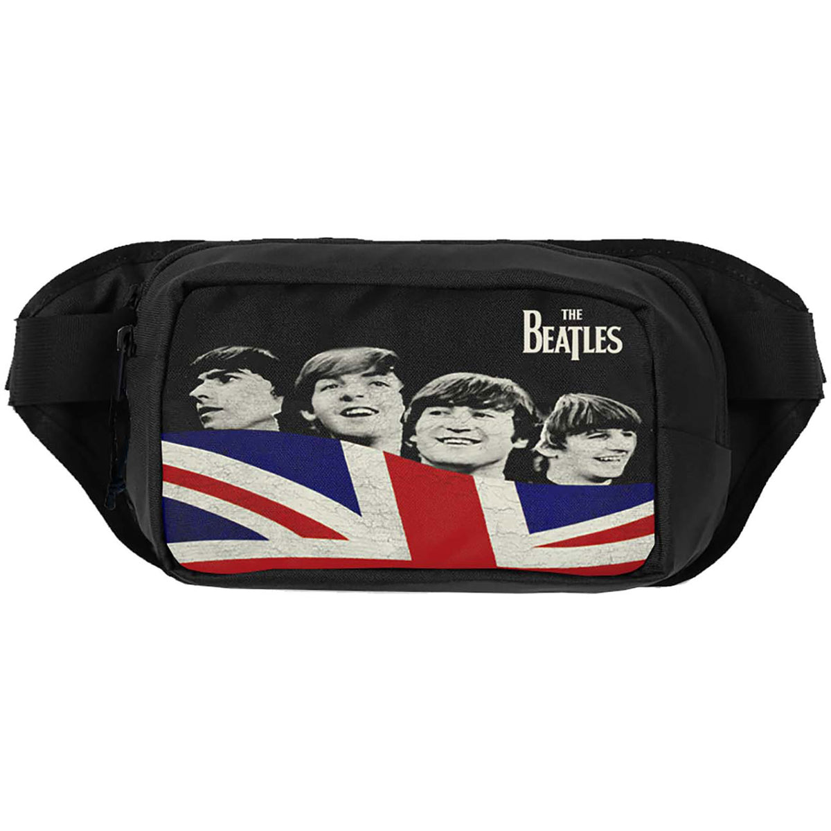 The Beatles Shoulder Bag: Let It Be Flag (Black)