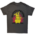 Scooby Doo Unisex T-Shirt: Mystery Machine Flames (Charcoal Grey)