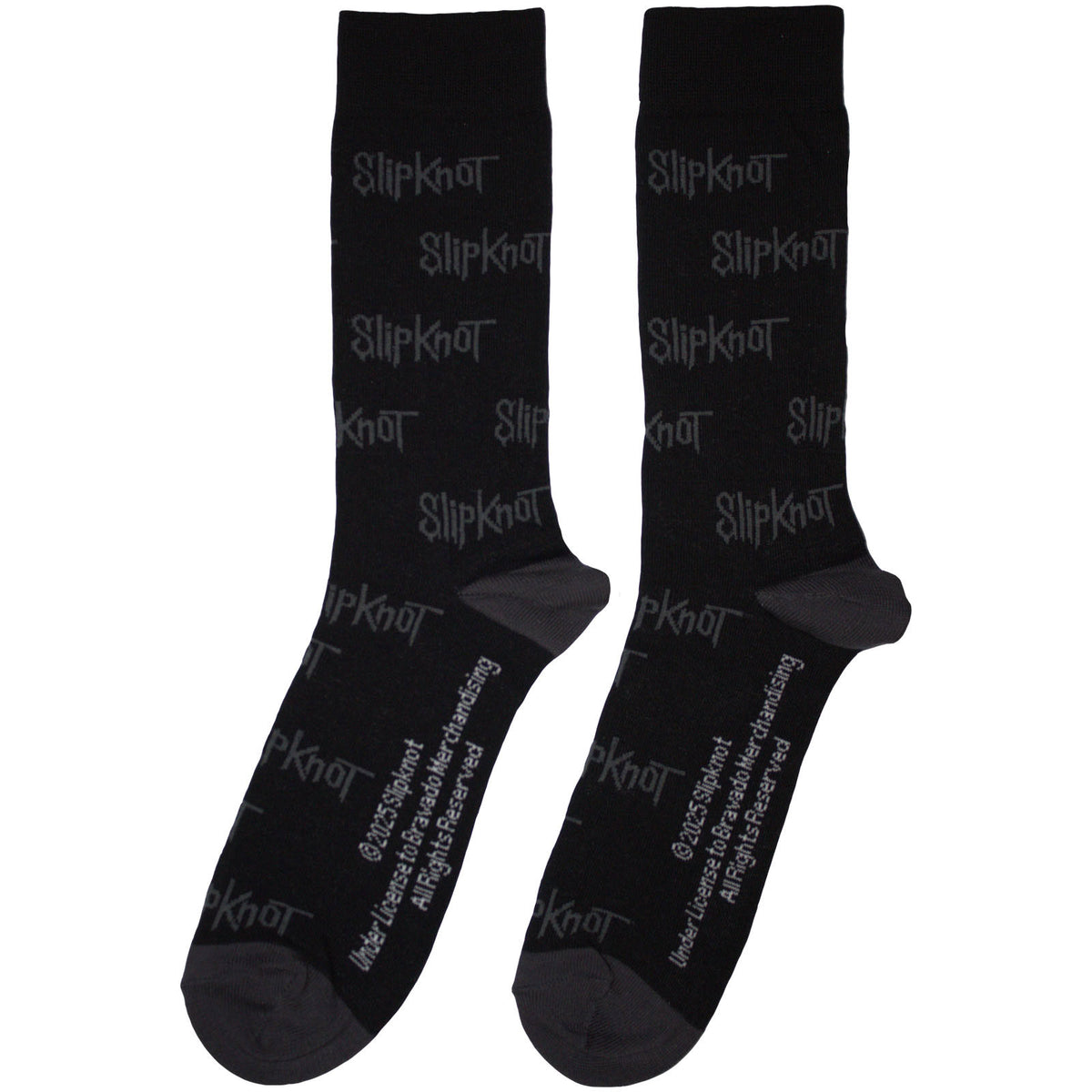 Slipknot Unisex Ankle Socks: All Over Print Logos (Black) (UK Size 6 - 11)