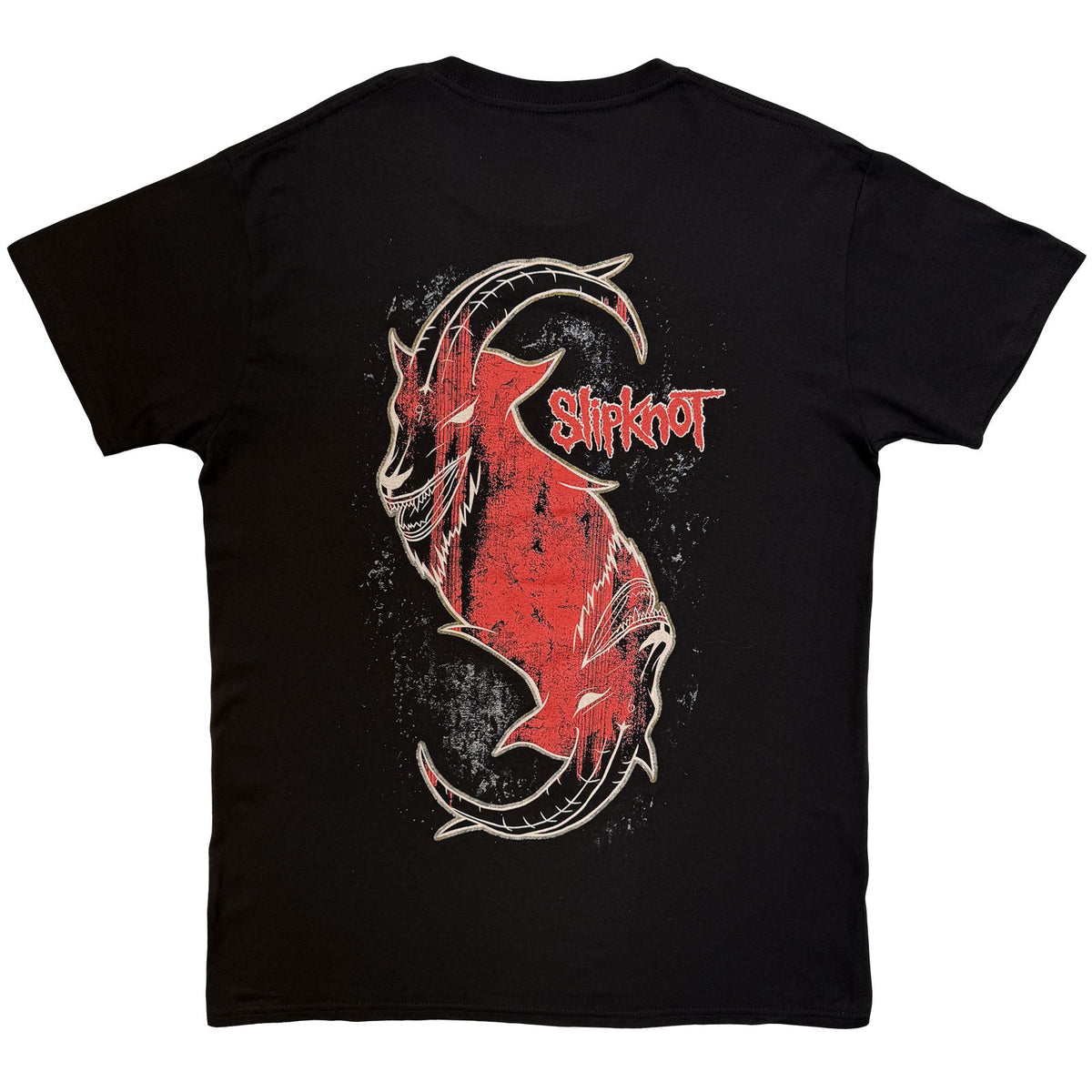 Slipknot Unisex T-Shirt: New Masks (Black) (Back Print)