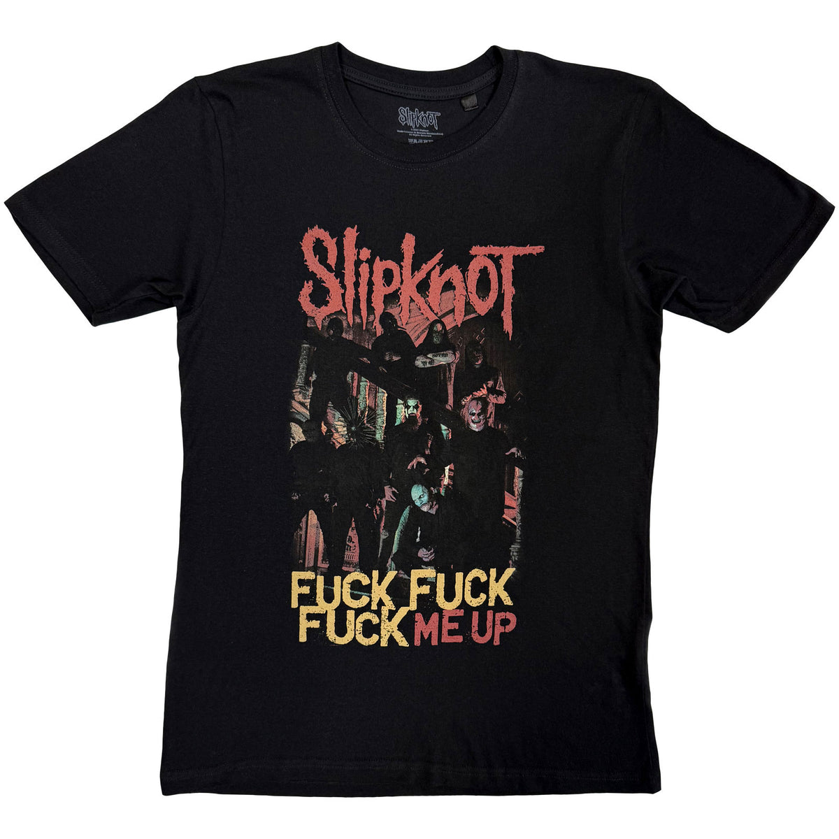 Slipknot Unisex T-Shirt: Fuck Me Up (Black) (Back Print)