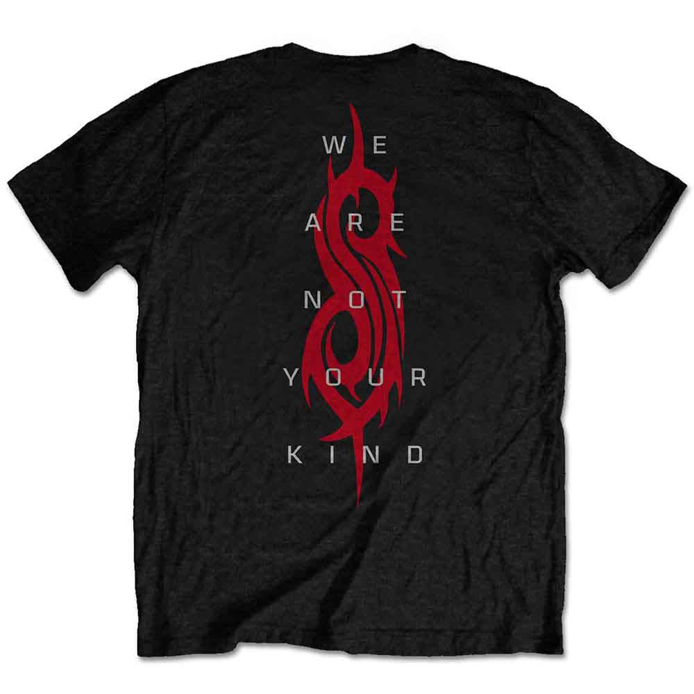 Slipknot: WANYK Logo Unisex T-Shirt (Black) (Back Print)