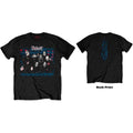 Slipknot Unisex T-Shirt: WANYK Glitch Group (Black) (Back Print)