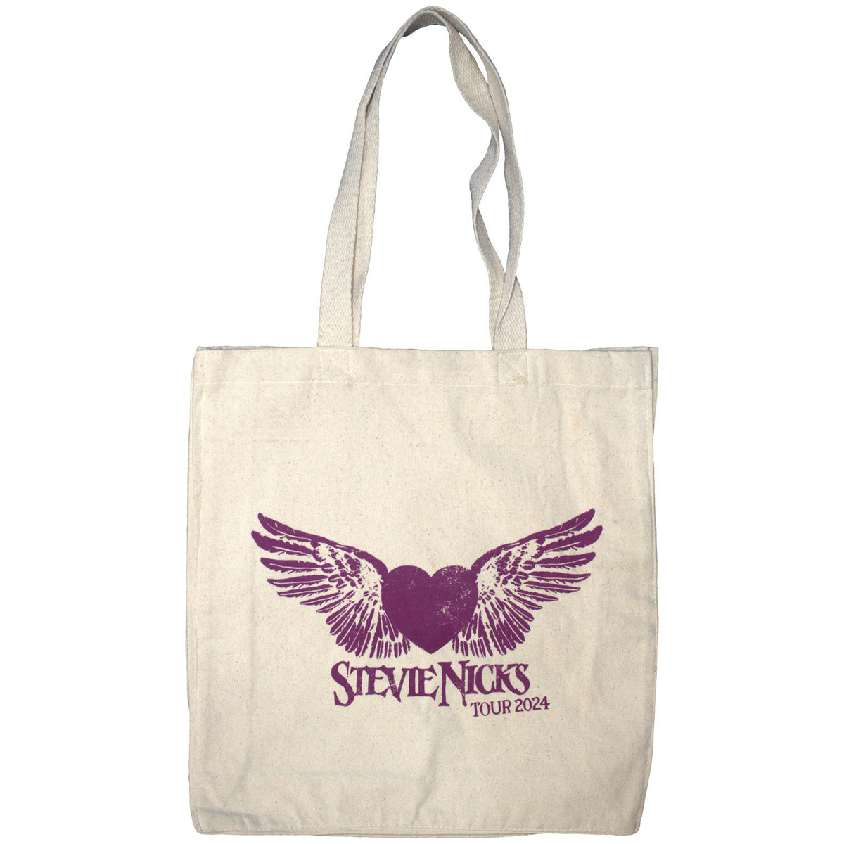 Stevie Nicks  Cotton Tote Bag: Tour '24 Logo (Natural) (Ex-Tour)