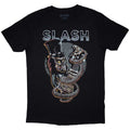 Slash: Skull Guitar Snake Unisex T-Shirt (Black)