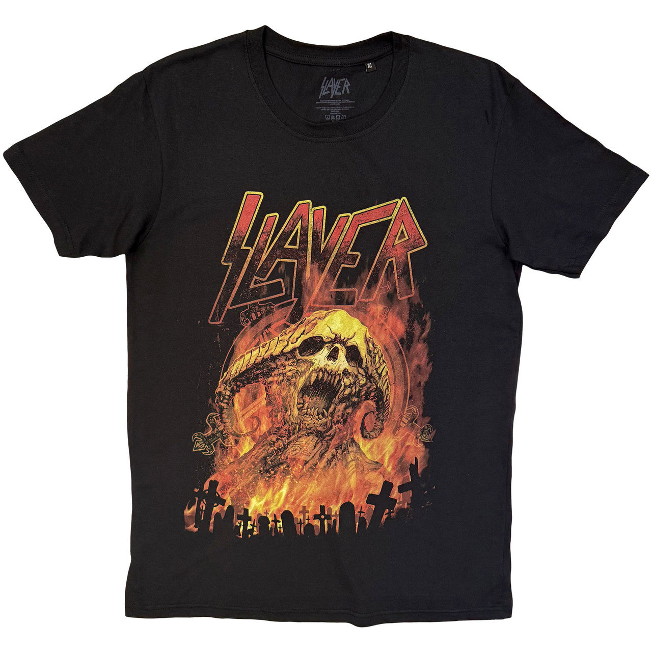 Slayer: Demoniac Distress Unisex T-Shirt (Black)