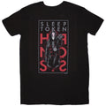 Sleep Token: Hypnosis Ladies T-Shirt Dress (Black)