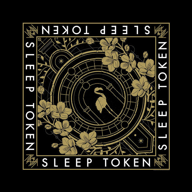 Sleep Token: Even In Arcadia Crest Unisex Bandana (Black)