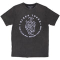 Sleep Token: Tomb Text Ring Unisex Stone Wash T-Shirt (Charcoal Grey)