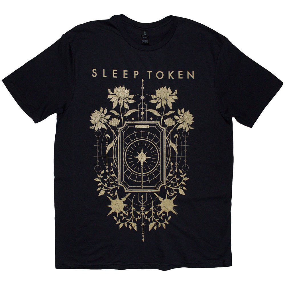 Sleep Token: Caramel Unisex T-Shirt (Black) (Back Print)