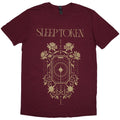 Sleep Token: Caramel Unisex T-Shirt (Maroon Red)